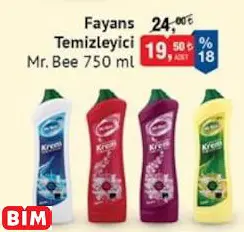 MR. BEE FAYANS  TEMİZLEYİCİ